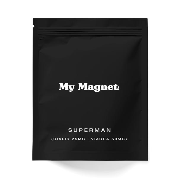 Superman Pressed Pill – Cialis 25MG – Viagra 50MG | My Magnet